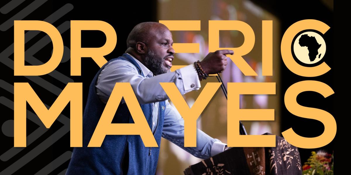 Dr. Eric Mayes : CEO Speaking Engagements Banner